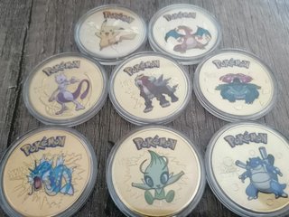 Monedas Pokemon Coleccionables