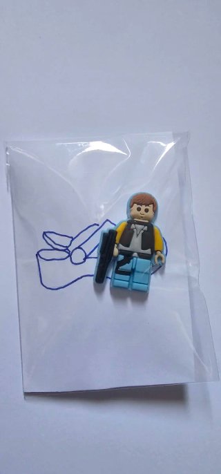 Decoracion Han Solo Lego zueco/lápiz nuevo