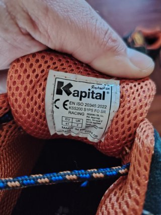 Zapatos de seguridad Kapital Racing Talla 41