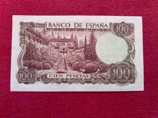 SIN CIRCULAR 100 Pesetas 1970 Estado Español