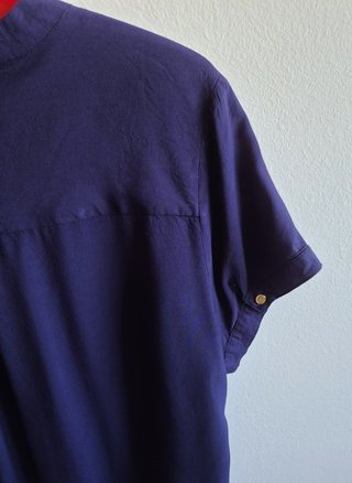 Camisa azul Lola Ruiz mujer