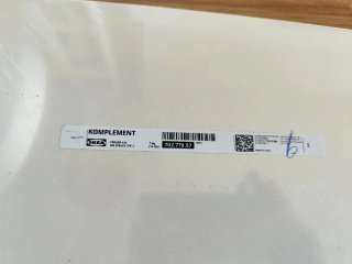 Balda Komplement Ikea Blanca 100x58 cm