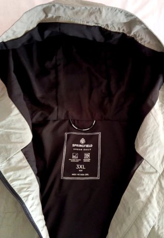 CHAQUETA CORTAVIENTOS SPRINGFIELD HOMBRE XXXL.