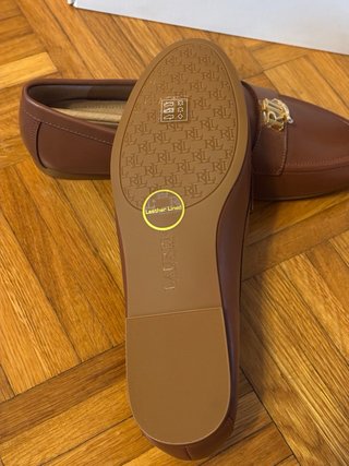 Mocassini Polo Ralph Lauren Marrone Oro