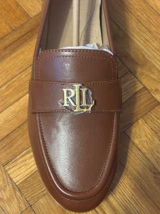 Mocassini Polo Ralph Lauren Marrone Oro