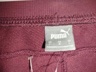 Pantalón chándal Puma granate