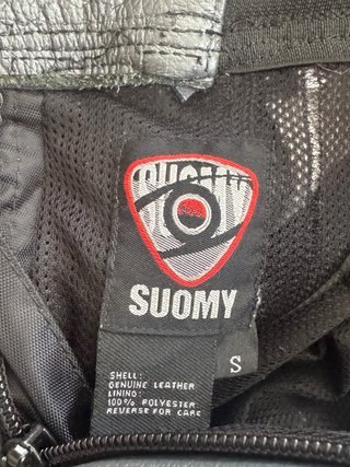 Traje de moto cuero SUOMY mujer
