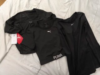 Lote 3 Camisetas Deportivas Nike y Puma Talla S