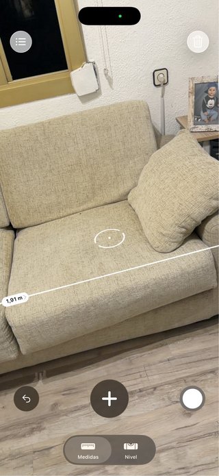 Sofá Cama Beige Tela