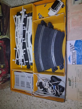 Scalextric C-24 Circuito con mini blanco