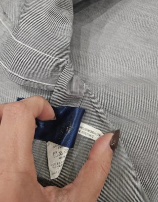 Camicia Polo Ralph Lauren grigia a righe