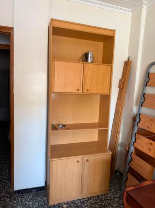 Estantería madera salón/escritorio