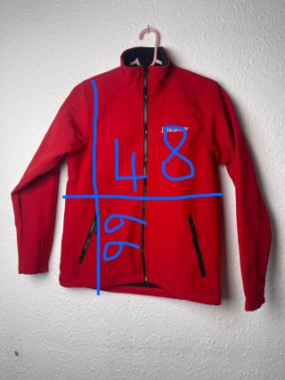Chaqueta cortavientos Limcamar Roja