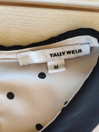 Camicia Tally Weijl pois con fiocco