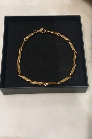 Conjunto Collar y Pulsera Acero Inoxidable Chapado