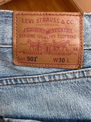 Levi's 501 Shorts Vaqueros Hombre W30