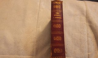 Libro Antiguo Roma Artística y Literaria 1864