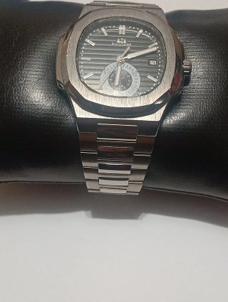 Reloj Automático Paulareis Negro y Plateado