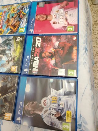 Ps4 500gb + 2 Mandos + 6 Juegos