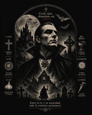 Camiseta Drácula Diseño Exclusivo diseñado por mi