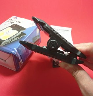 Lámpara solar LED Mini clip YD-21