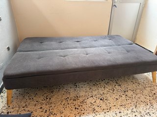 Sofá Cama Gris Tela