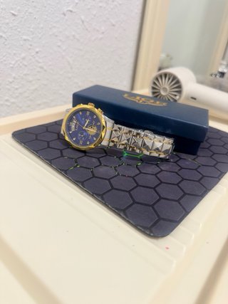 Reloj LIGE Hombre Azul y Dorado
