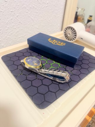 Reloj LIGE Hombre Azul y Dorado