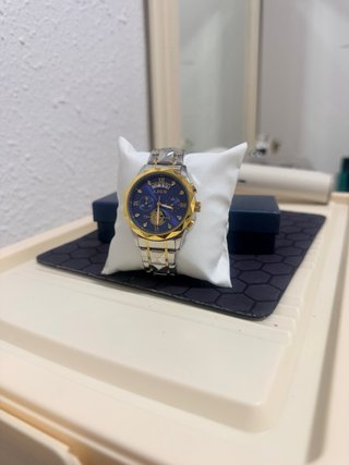 Reloj LIGE Hombre Azul y Dorado