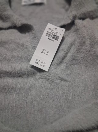 Jersey Hollister Mujer Gris Talla XS