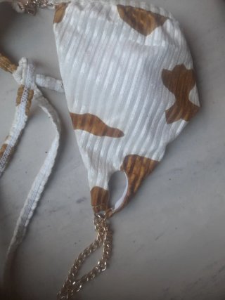 Bikini estampado vaca talla S