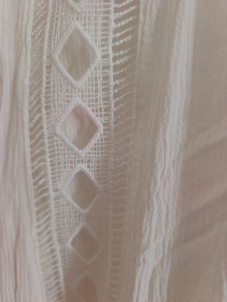 Túnica Mango Blanca Mujer