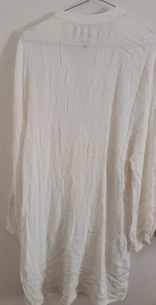 Túnica Mango Blanca Mujer