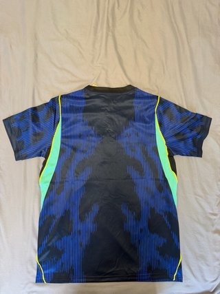 Camiseta Jordan Brasil Fútbol Negra Azul