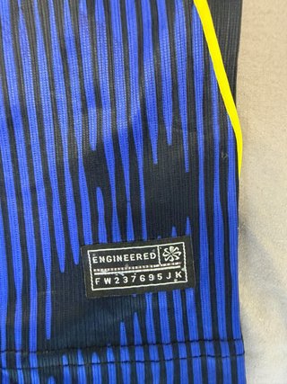 Camiseta Jordan Brasil Fútbol Negra Azul
