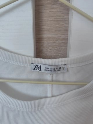 Crop Top Zara Blanco