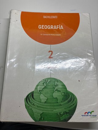 Geografía, 2 Bachillerato