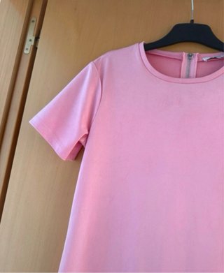 Vestido Zara Rosa Talla M