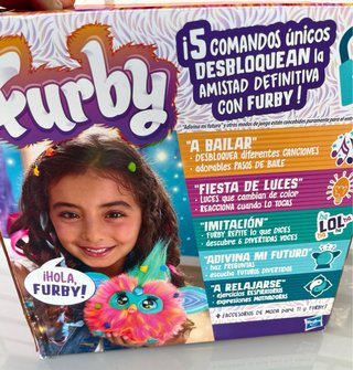 Furby Interactivo Naranja y Turquesa