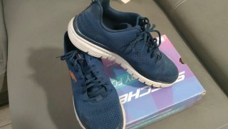 Zapatillas Skechers Hombre Azul