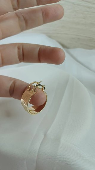 Aros Grecia Chapado Oro 18k