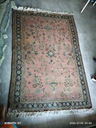 Autentic alfombra persa de lana