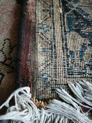 Autentic alfombra persa de lana