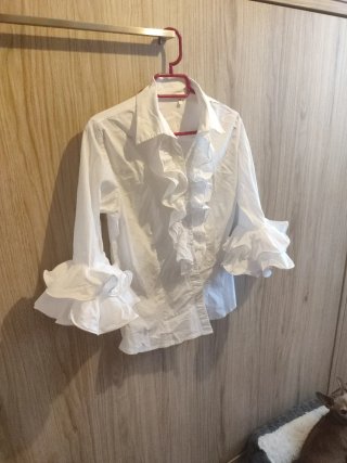 Camisa Flamenca Blanca Volantes