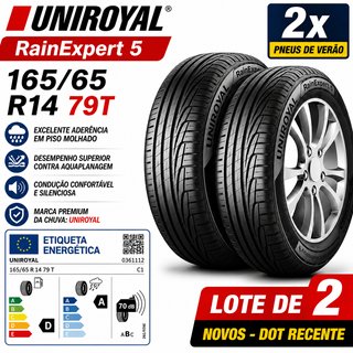 2 Pneus Uniroyal RainExpert 5 165/65 R14 79T