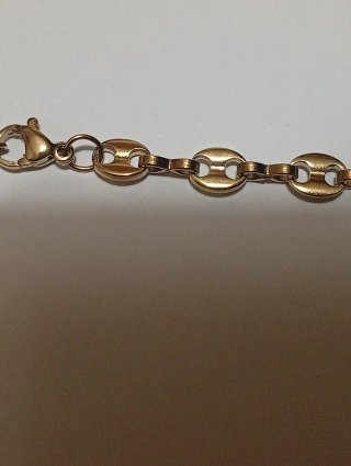 Conjunto Collar y Pulsera Cruz chapado en Oro 18K