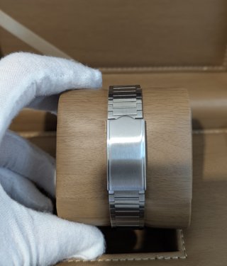 Reloj Seiko Mod Vintage Day-Date Gris Plateado