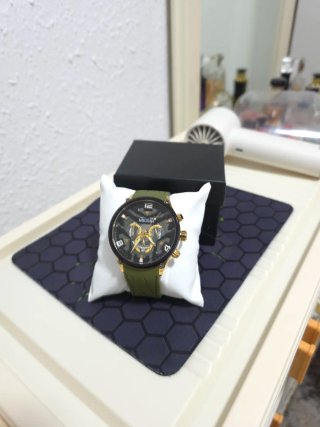 Reloj MEGIR Hombre Oro y Verde