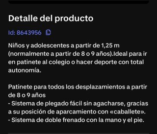 Patinete Junior