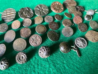 50 Botones Antiguos Colección
